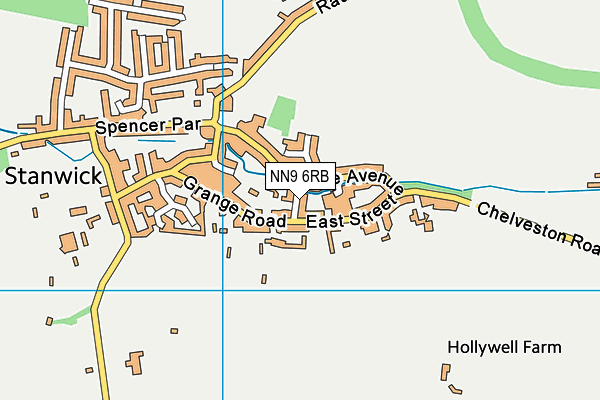 NN9 6RB map - OS VectorMap District (Ordnance Survey)