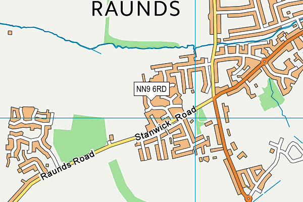 NN9 6RD map - OS VectorMap District (Ordnance Survey)