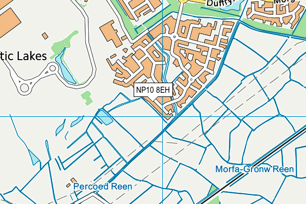NP10 8EH map - OS VectorMap District (Ordnance Survey)