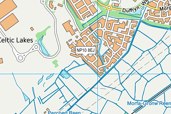 NP10 8EJ map - OS VectorMap District (Ordnance Survey)