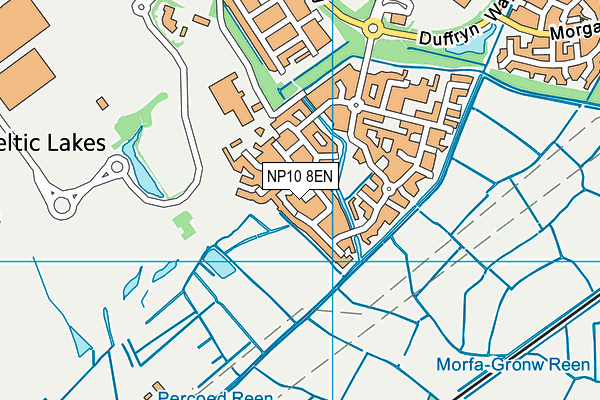 NP10 8EN map - OS VectorMap District (Ordnance Survey)