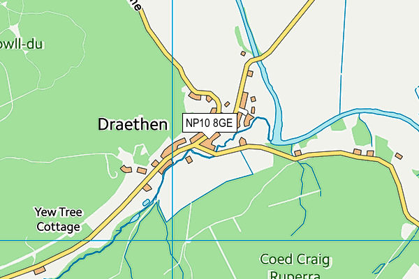 NP10 8GE map - OS VectorMap District (Ordnance Survey)