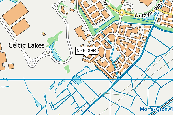 NP10 8HR map - OS VectorMap District (Ordnance Survey)