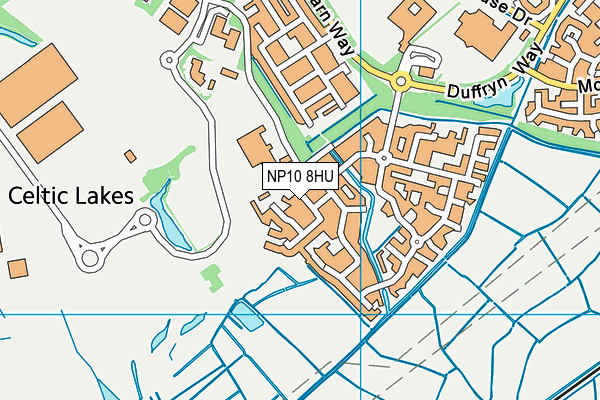 NP10 8HU map - OS VectorMap District (Ordnance Survey)