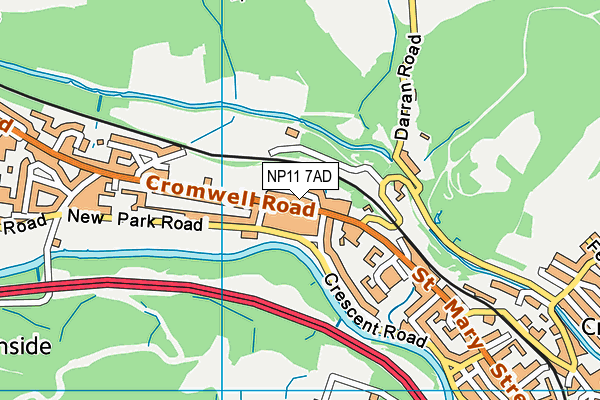 Map of G.F.WILLIAMS & SONS(RISCA)GARAGES LIMITED at district scale