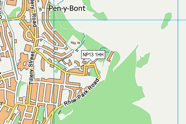 NP13 1HH map - OS VectorMap District (Ordnance Survey)