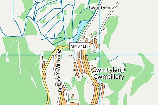 NP13 1LH map - OS VectorMap District (Ordnance Survey)
