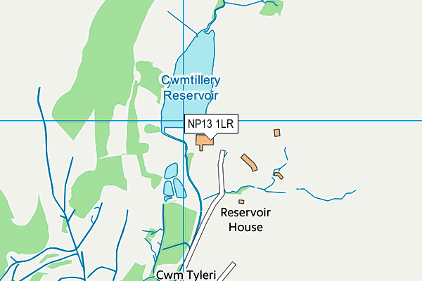 NP13 1LR map - OS VectorMap District (Ordnance Survey)