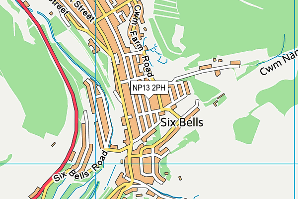NP13 2PH map - OS VectorMap District (Ordnance Survey)
