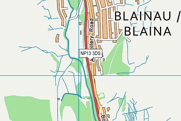 NP13 3DS map - OS VectorMap District (Ordnance Survey)