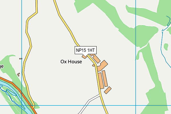 NP15 1HT map - OS VectorMap District (Ordnance Survey)
