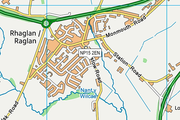 NP15 2EN map - OS VectorMap District (Ordnance Survey)