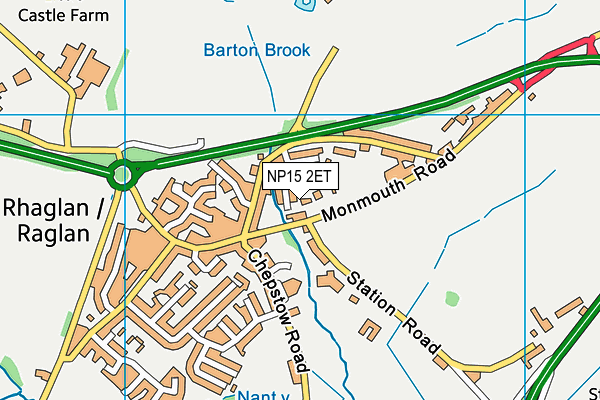 NP15 2ET map - OS VectorMap District (Ordnance Survey)