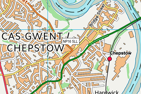 Map of WELSH LUXURY HAMPER COMPANY LTD at district scale