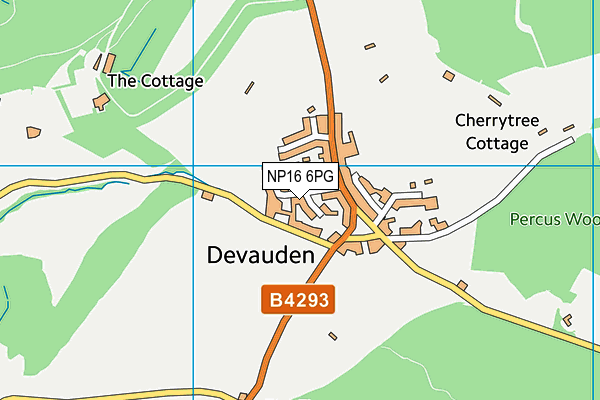 NP16 6PG map - OS VectorMap District (Ordnance Survey)