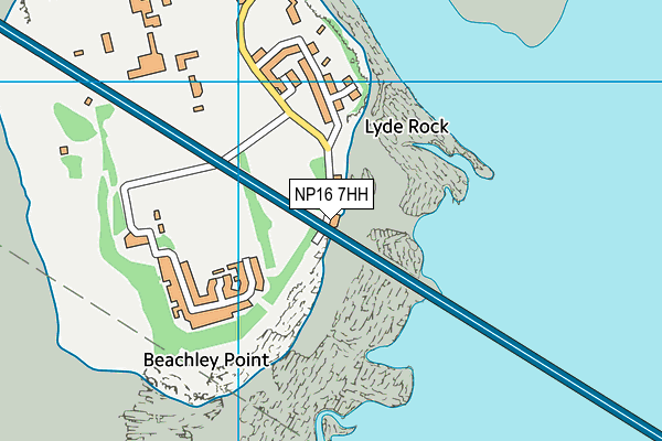 NP16 7HH map - OS VectorMap District (Ordnance Survey)