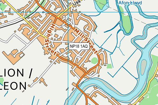 NP18 1AQ map - OS VectorMap District (Ordnance Survey)