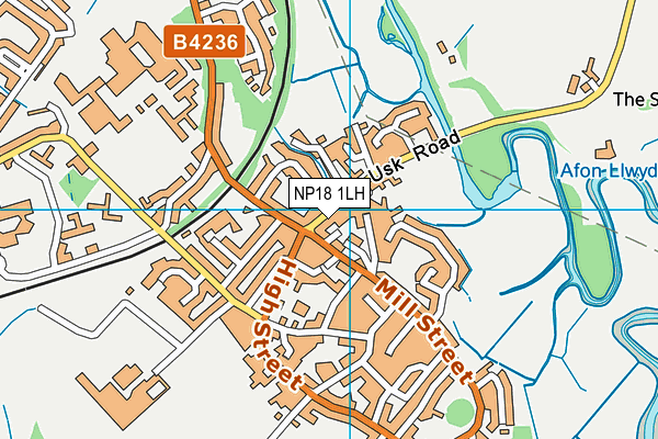 NP18 1LH map - OS VectorMap District (Ordnance Survey)