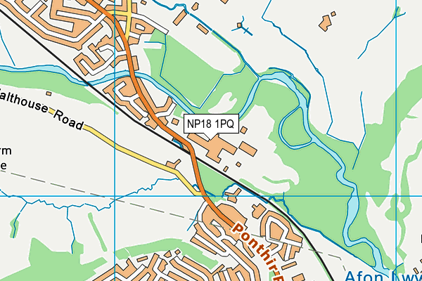 Map of NICKY ADAMS COUNTRYWEAR LTD at district scale