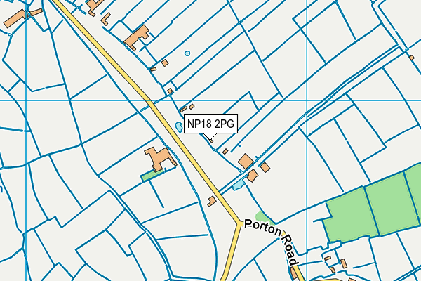 NP18 2PG map - OS VectorMap District (Ordnance Survey)