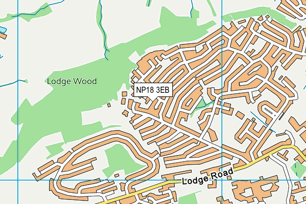 NP18 3EB map - OS VectorMap District (Ordnance Survey)