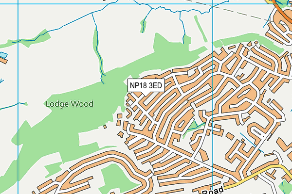 NP18 3ED map - OS VectorMap District (Ordnance Survey)