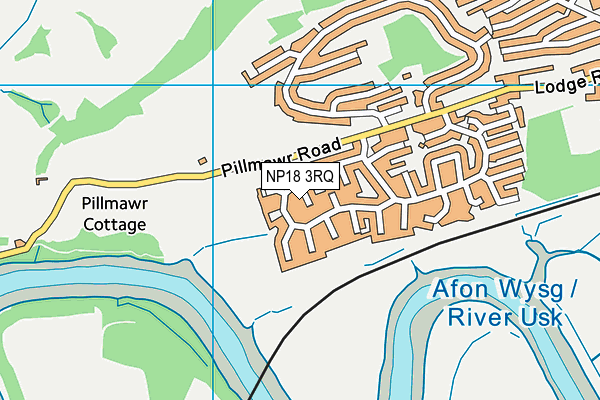 NP18 3RQ map - OS VectorMap District (Ordnance Survey)