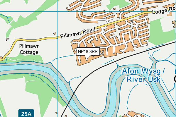 NP18 3RR map - OS VectorMap District (Ordnance Survey)