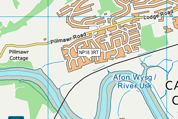 NP18 3RT map - OS VectorMap District (Ordnance Survey)