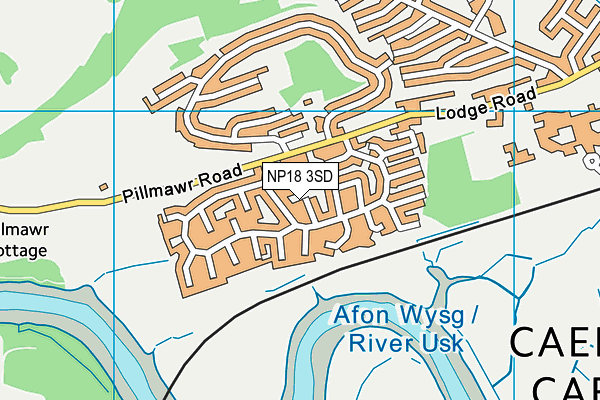 NP18 3SD map - OS VectorMap District (Ordnance Survey)