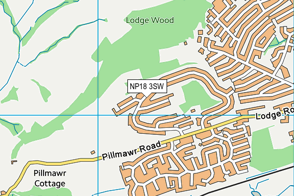 NP18 3SW map - OS VectorMap District (Ordnance Survey)
