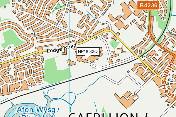NP18 3XQ map - OS VectorMap District (Ordnance Survey)