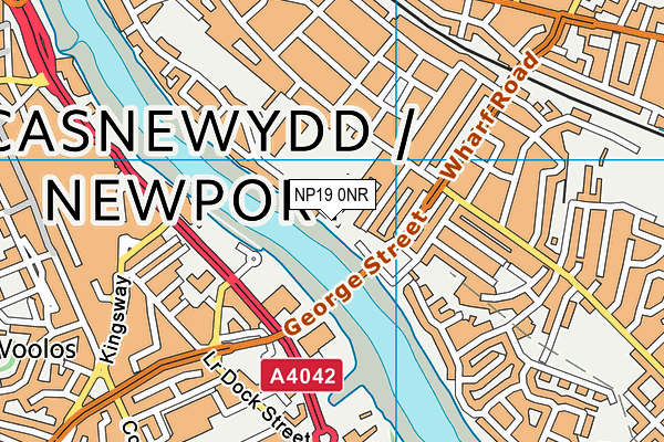 NP19 0NR map - OS VectorMap District (Ordnance Survey)