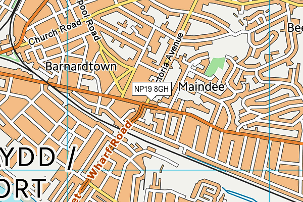 Map of CHOCOBERRY CARDIFF 1 LTD at district scale