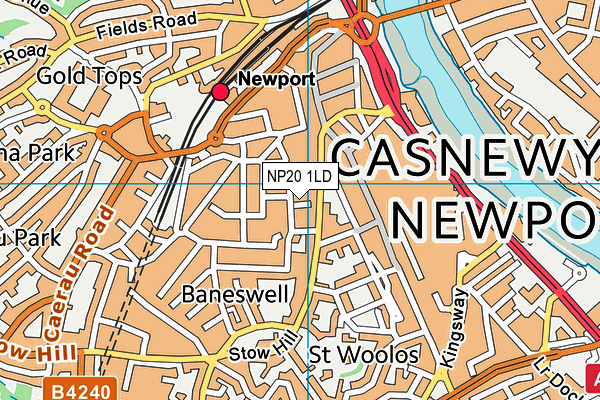 NP20 1LD map - OS VectorMap District (Ordnance Survey)