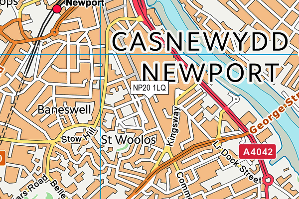 NP20 1LQ map - OS VectorMap District (Ordnance Survey)