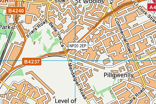 NP20 2EP map - OS VectorMap District (Ordnance Survey)