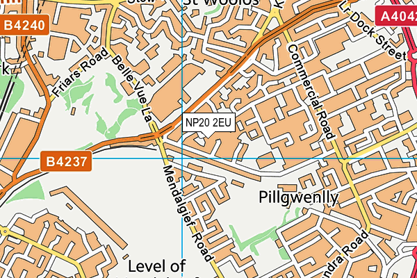 NP20 2EU map - OS VectorMap District (Ordnance Survey)
