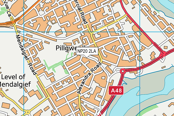 NP20 2LA map - OS VectorMap District (Ordnance Survey)