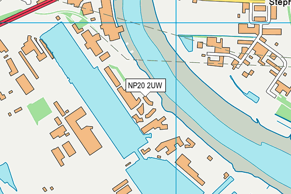 NP20 2UW map - OS VectorMap District (Ordnance Survey)