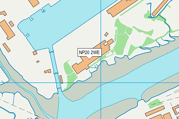 NP20 2WE map - OS VectorMap District (Ordnance Survey)