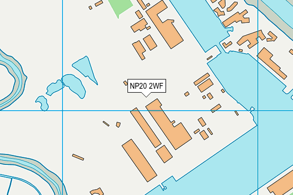 NP20 2WF map - OS VectorMap District (Ordnance Survey)