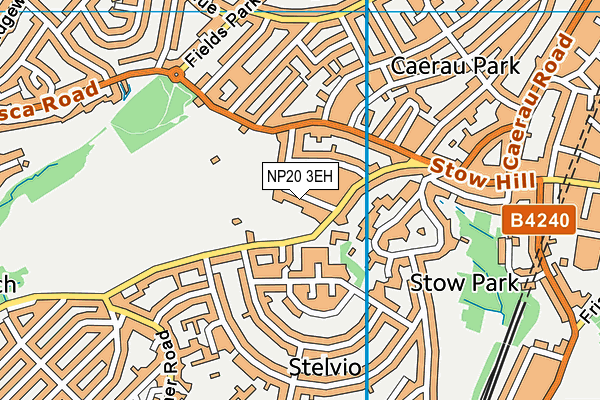 NP20 3EH map - OS VectorMap District (Ordnance Survey)