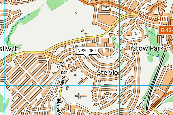 NP20 3EJ map - OS VectorMap District (Ordnance Survey)