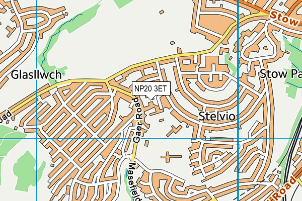 NP20 3ET map - OS VectorMap District (Ordnance Survey)