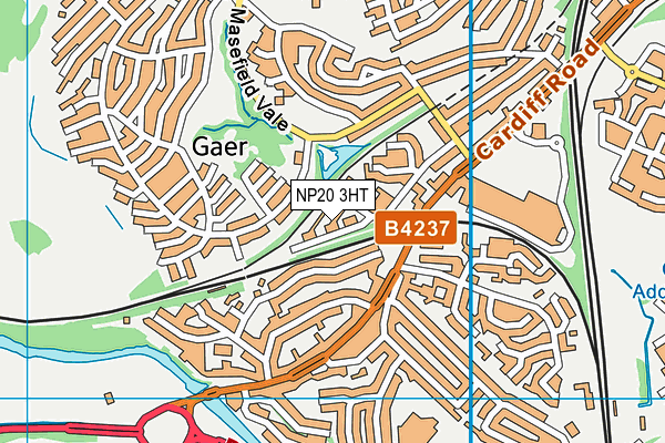 NP20 3HT map - OS VectorMap District (Ordnance Survey)