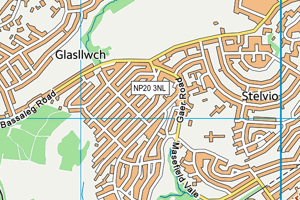 NP20 3NL map - OS VectorMap District (Ordnance Survey)