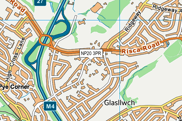 NP20 3PR map - OS VectorMap District (Ordnance Survey)