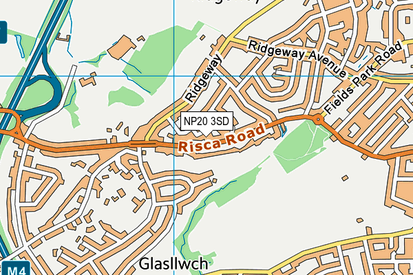 NP20 3SD map - OS VectorMap District (Ordnance Survey)