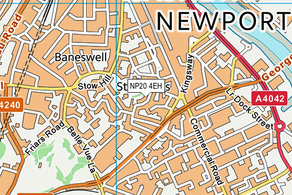 NP20 4EH map - OS VectorMap District (Ordnance Survey)
